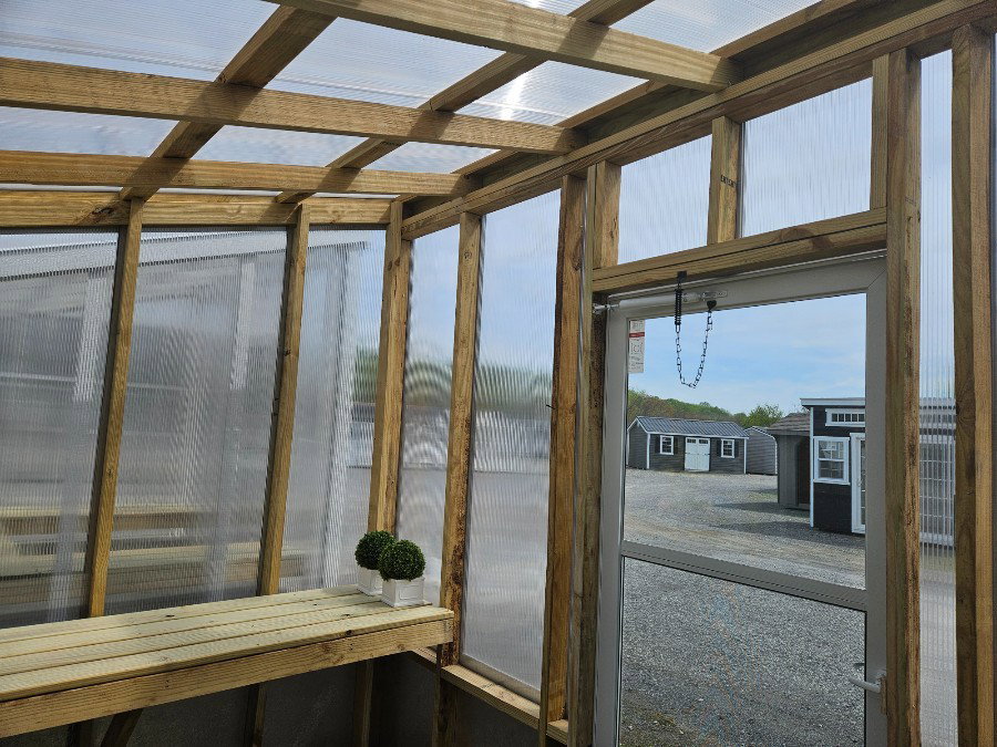 8' X 12' Single Slope Greenhouse — thumbnail 3